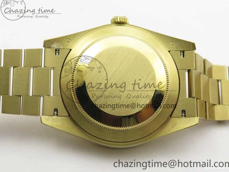 1218 Day-Date 40mm 228239 BP New Dial Version 904 YG Silver Stick Markers Dial on YG President Bracelet A Sophisticated 2807